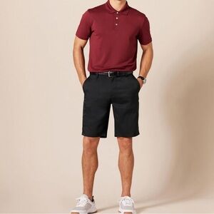 Amazon Essentials Men's 10" Classic-Fit Cargo Golf Short, Black Mens 44 fits 42